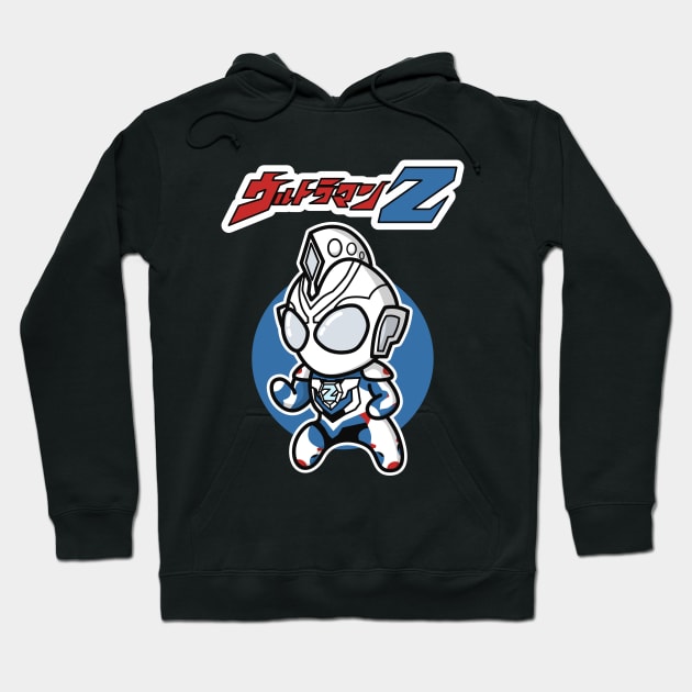 Ultraman Z Original Form Chibi Style Kawaii Hoodie by The Toku Verse